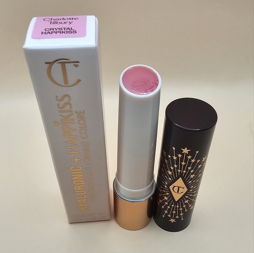 Charlotte Tilbury Hyaluronic Happikiss Lipstick Balm, Crystal Happikiss,…